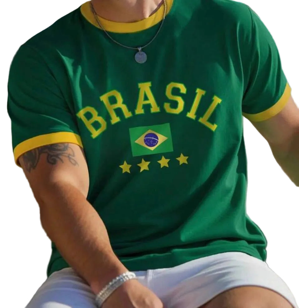 Camiseta Verde Brazil