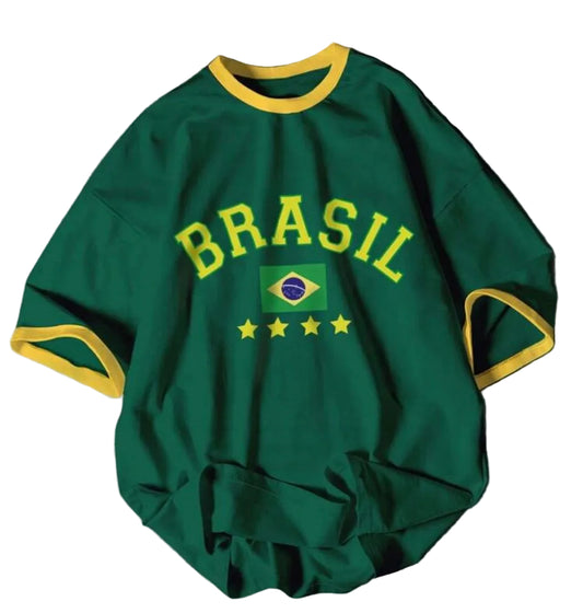 Camiseta Verde Brazil