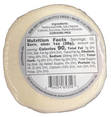 Queijo Minas Frescal Sabor MIneiro 340g