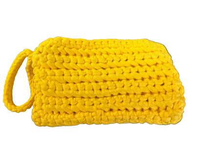 Bolsa Ana - Amarela feita a mao