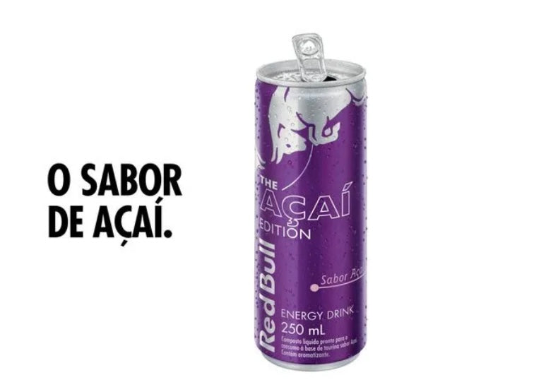 Red Bull Acai Sem Acucar 250ml