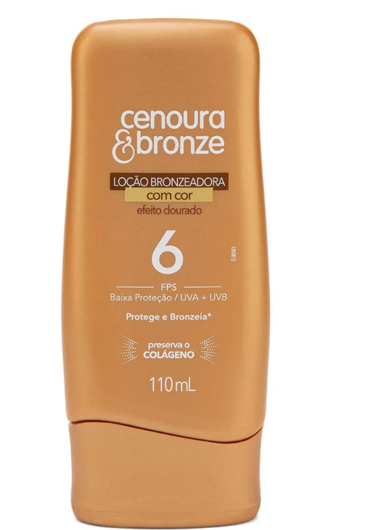 Locao Bronzeador Cenoura e Bronze FPS 6 110ml