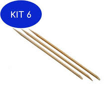 Kit palito de unha com 6 unidades