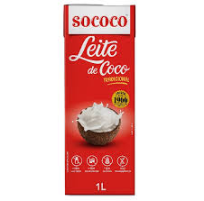 Leite de coco sococo 1 litro