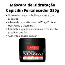 Rímel Fortalecedor Capilin 350g