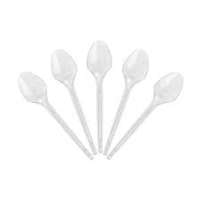 Mini Colher Transparente para Festa 25 unids
