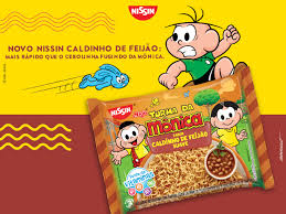 Miojo Turma da Monica Caldinho de Feijao 75g