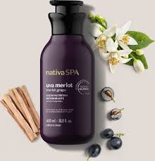 Nativa SPA Merlot Grape Locao Hidratante para o corpo 400ml