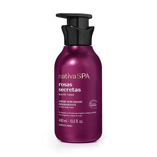 Nativa SPa Loção Rosas Secretas Body lotion O Boticario 400ml