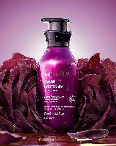 Nativa SPa Loção Rosas Secretas Body lotion O Boticario 400ml