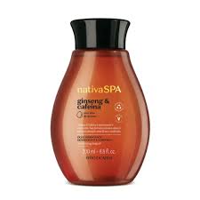 Nativa Spa  Ginseng & Cafeina Oleo para o Corpo Boticario 200ml