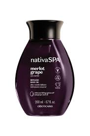 Nativa Spa Merlo Grape Oleo para o Corpo Boticario 200ml