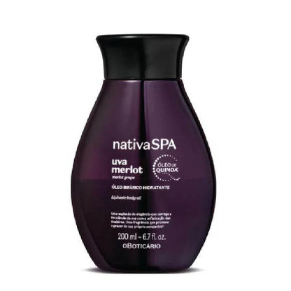 Nativa Spa Merlot Grape Oleo para o Corpo Boticario 200ml