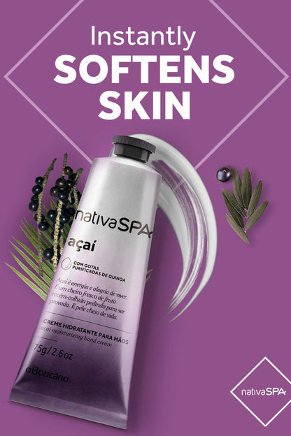 Nativa Spa Creme Para maos Acai O Boticario 75g