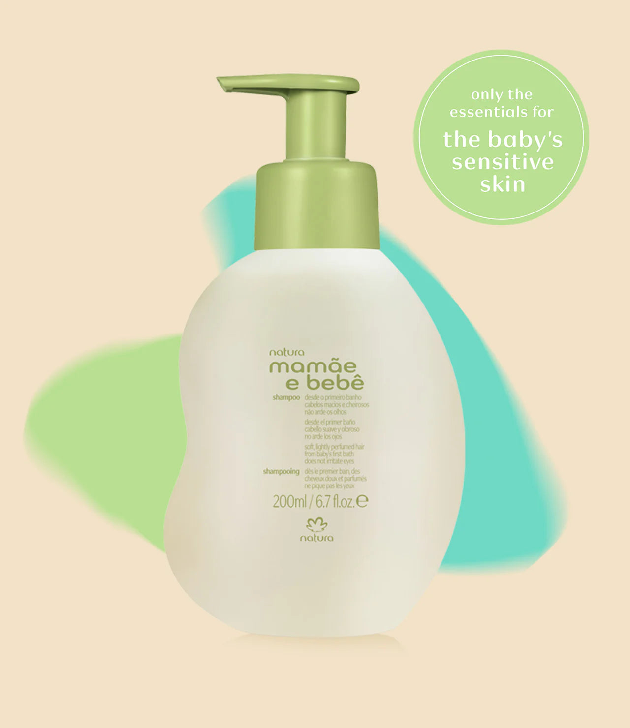Natura Shampoo Suave Mame e Bebe 200ml