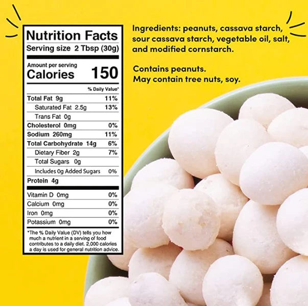 Ovinhos de Amendoim Sea Salt Smolbol 170g