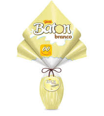 Ovo de Pascoa Baton Branco Garoto 186g