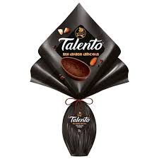 Ovo de Pascoa Meio Amargo Amendoas Talento Garoto 350g