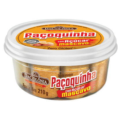 Pacoca Acucar Mascavo Da colonia 210g