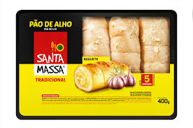 Pao de Alho Tradicional Santa Massa 400g