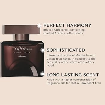 Perfume Coffee Man Seduction O Boticario 100ml