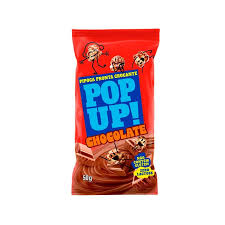 Pipoca Pronta Crocante Chocolate Pop Up 50g