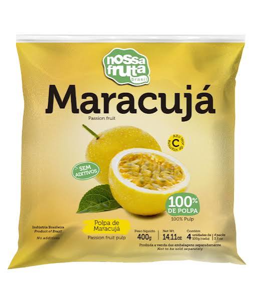 Polpa de Maracuja Nossa Fruta 400g