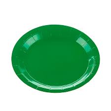 Prato Descartavel Papel 7" 30 unids Verde
