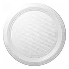 Prato Descartavel Papel 9" 24 unids Branco