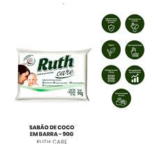 Sabao de Coco Ruth cuidado 100g