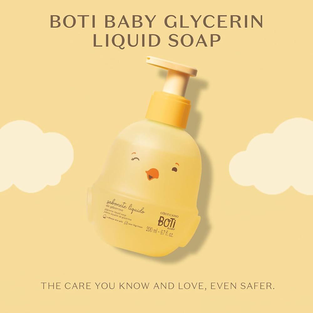 Sabonete Liquido de Glicerina Boti Baby O Boticario 200ml