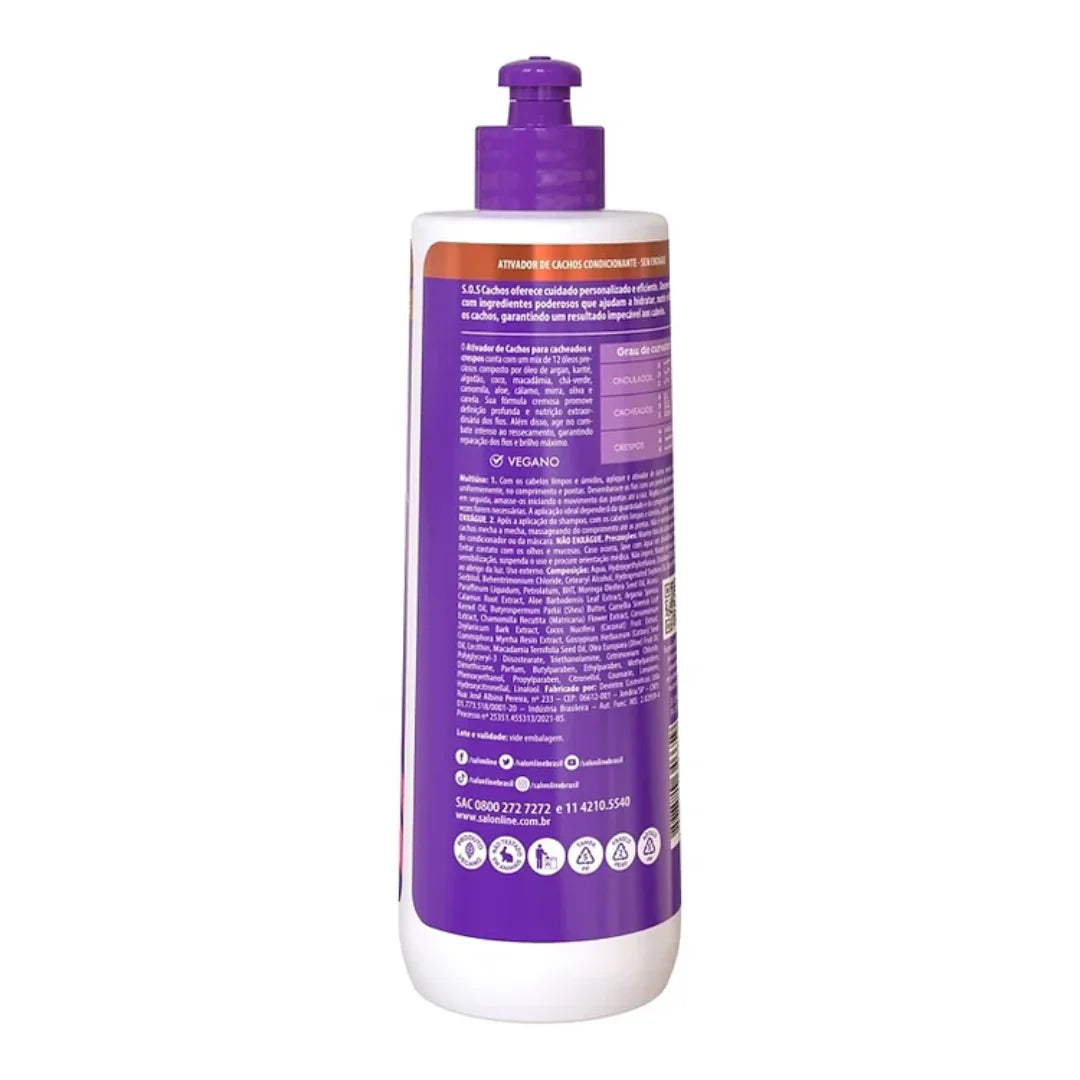 Salon Line Ativador de Cachos Super Oleos SOS 500ml