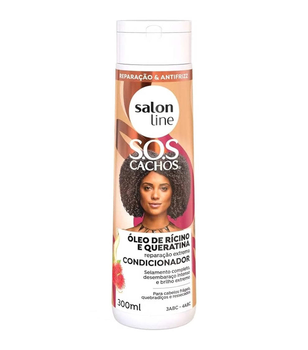 Salon Line Condicionador Oleo de Ricino e Queratina 300ml