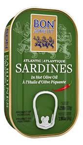 Sardinha no Azeite de Oliva com pimenta Bon Appetit 120g