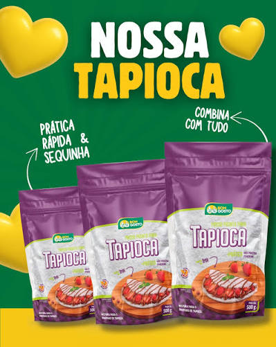 Tapioca (massa Pronta) Bom Gosto 500g
