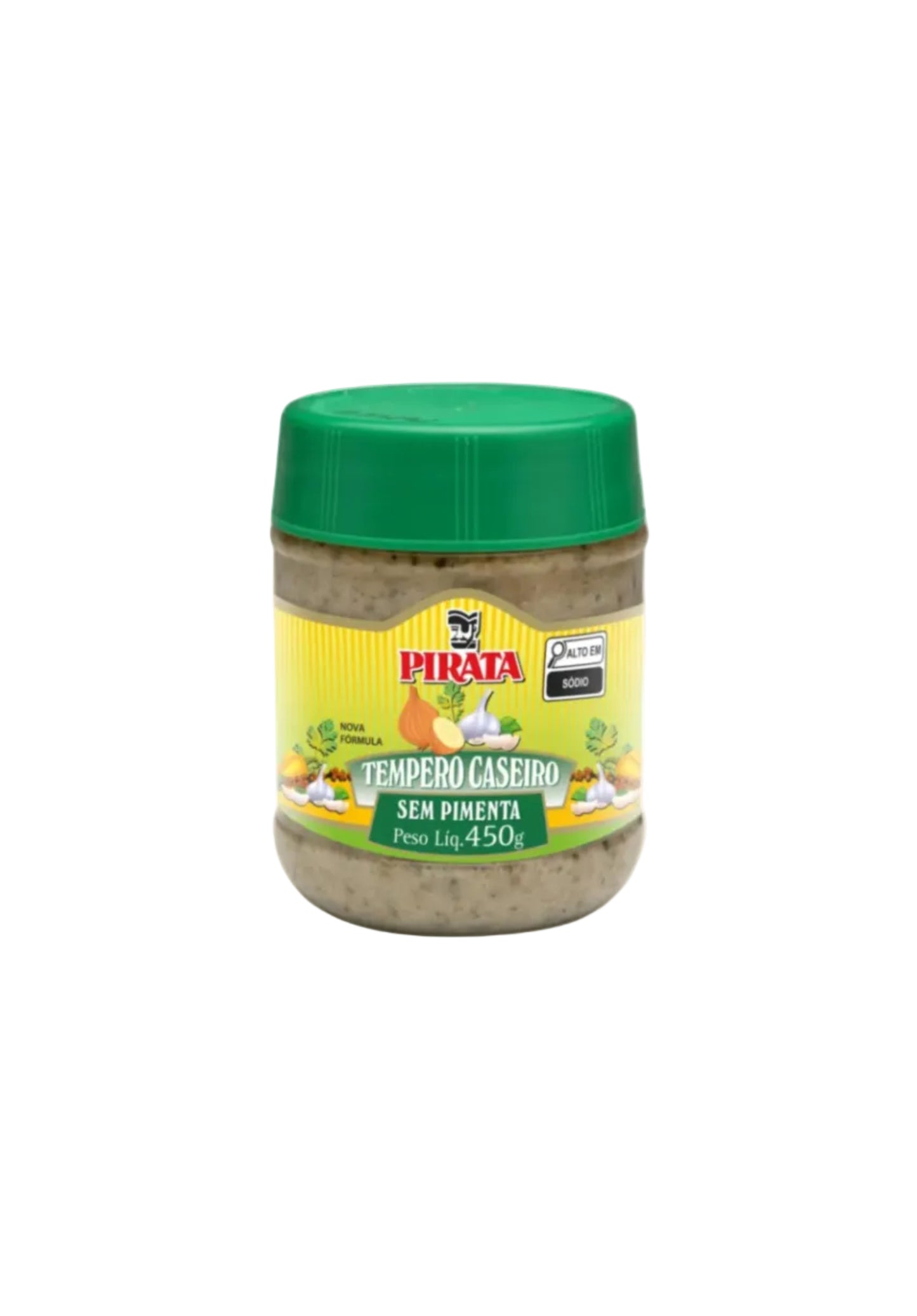 Tempero Caseiro Sem Pimenta Pirata 450g