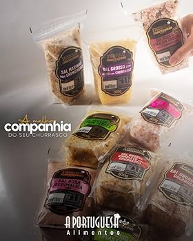 Tempero com alho para churrasco A Portuguesa 500g