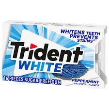 Trident White Peppermint 16 pieces