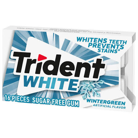 Trident White Wintergreen 16 pieces