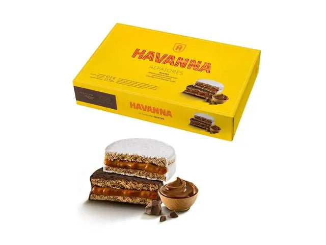 Alfajores Chocolate ao Leite e Branco Havanna 330g