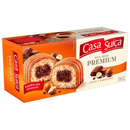 Bolo Pronto Avela e Chocolate  Premium Casa Suica 270g