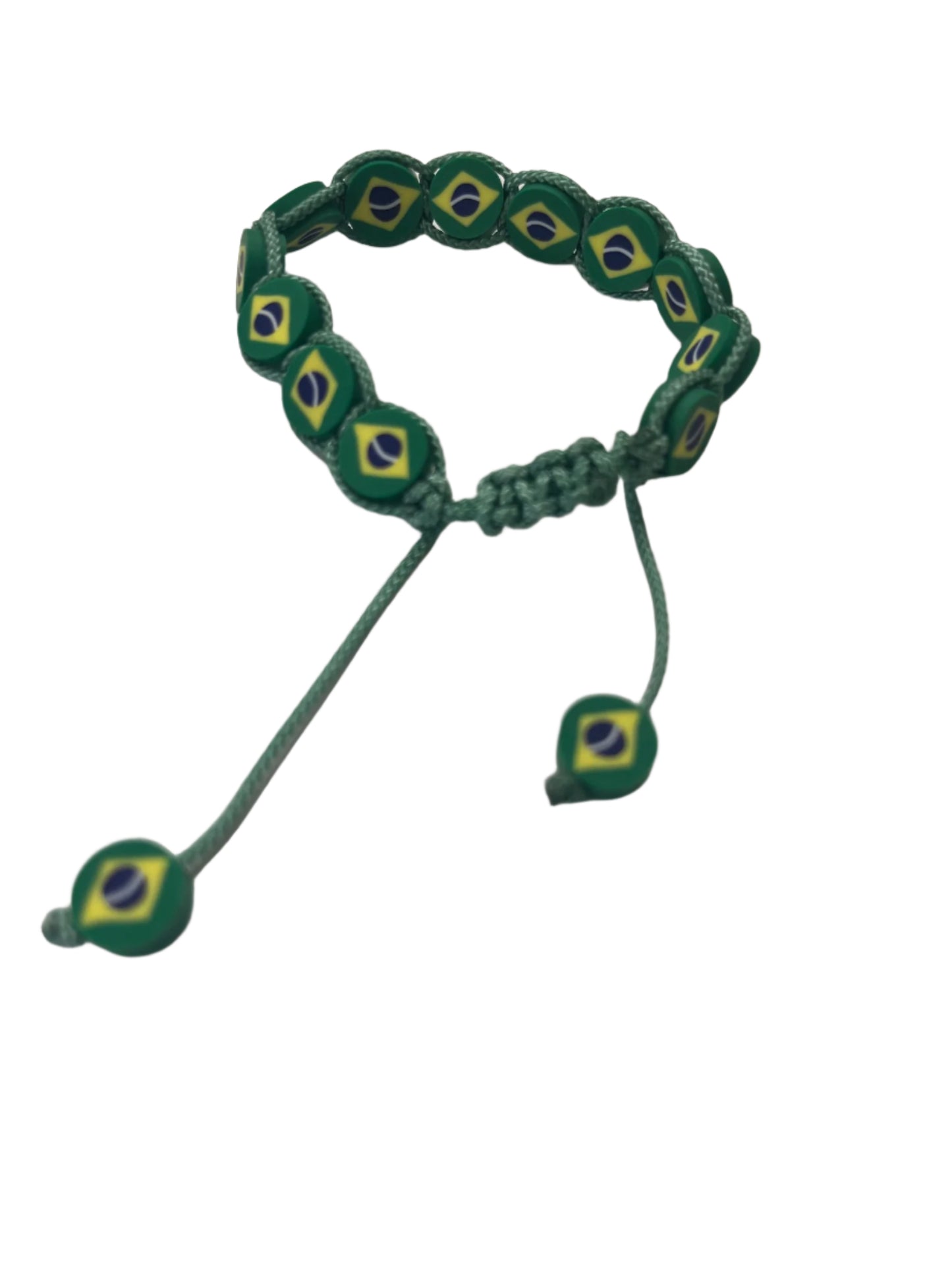 Pulseira Bandeira Brasileira Amarela ou Verde