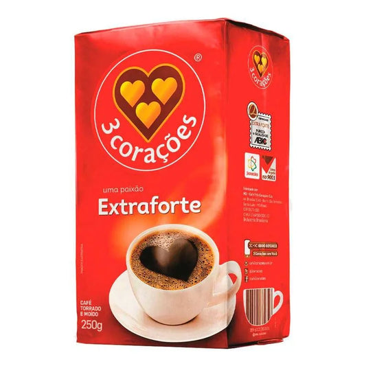 Cafe Extra Forte 3 Coracoes 250g