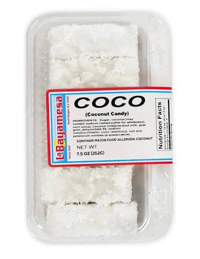 Bandeija com 5 Cocadas La Bayamesa 170g