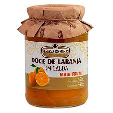 Doce de Laranja em Calda Reserva de Minas 650g