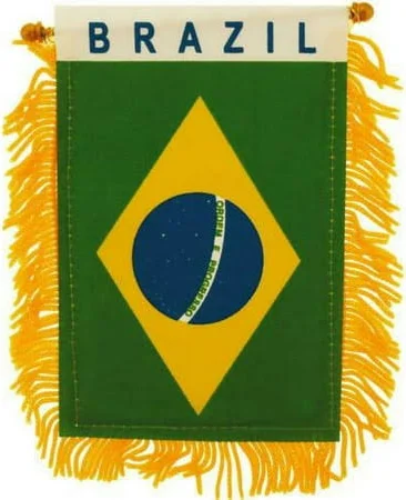 Mini Banner Brazil 4"x6"