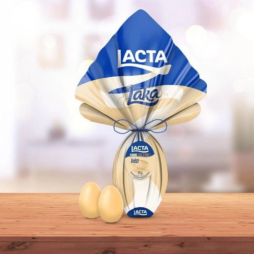 PROMOÇÃO - Ovo de Pascoa Lacta Laka 175g