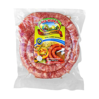 Linguica Calabresa Fininha Da Roca 397g