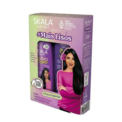 Kit Shampoo+Condicionador Mais Lisos Skala 650ml