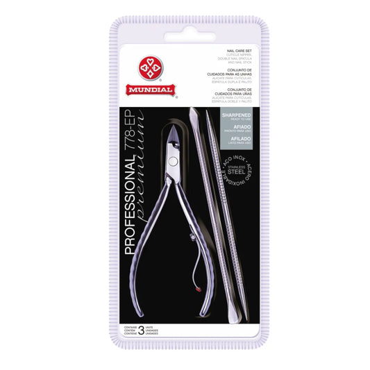 Alicate com Espatula e palito Mundial Professional  Premium 778-EP